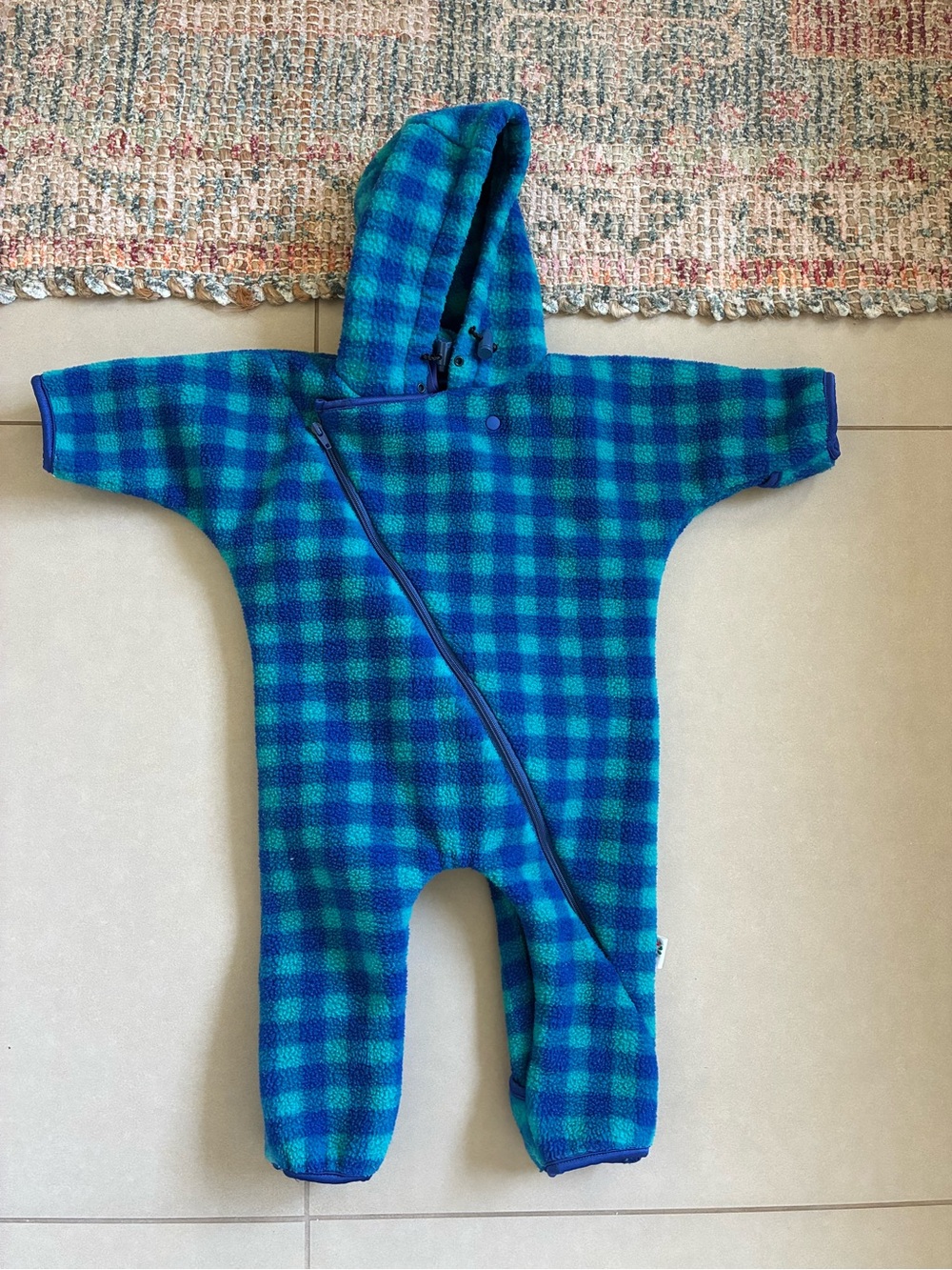Vintage Eastern Mountain Sports fleece onesie